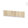 Non Existant Plinthe De Cuisine IKORO Chêne Clair Avec Joint D’étanchéité, L220xH15,4 magasin pas cher 8