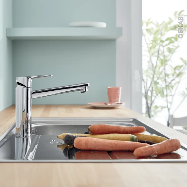 Retour gratuit en magasin. Robinet De Cuisine BAUCURVE Mitigeur, Chromé, GROHE 4