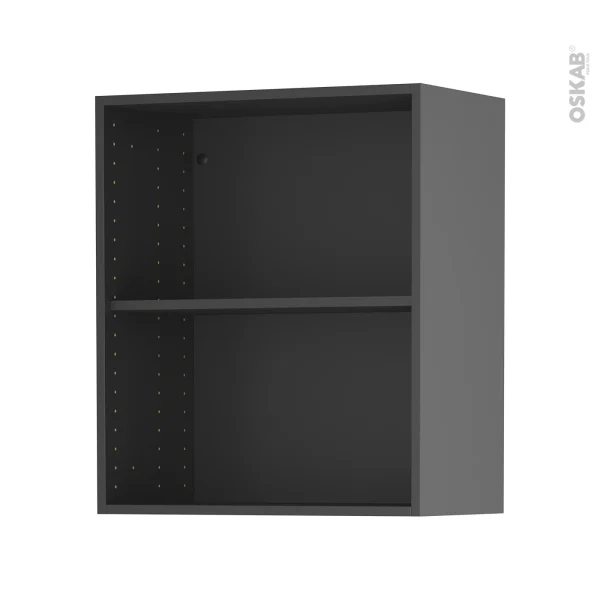 Non Existant Caisson Haut N°18 Meuble De Cuisine Gris L60 X H70 X P35 Cm, SOKLEO Pas Cher Magasin Soldes 1