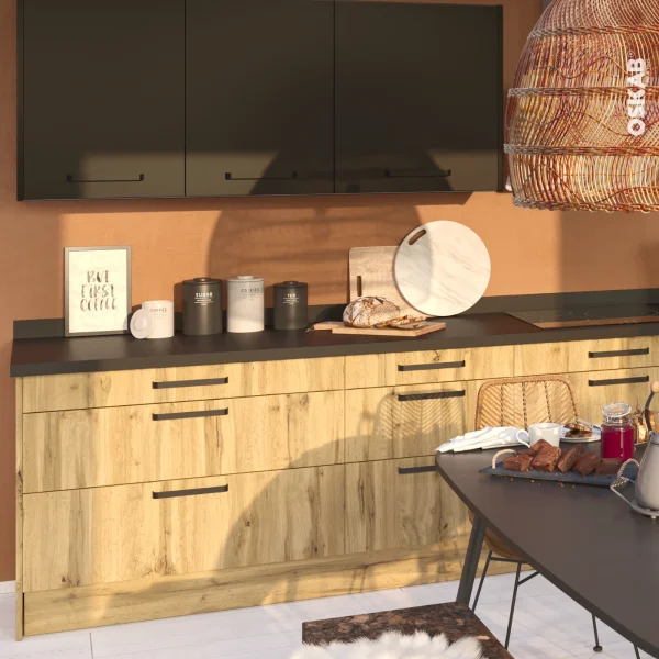 Top ventes Non Existant Plinthe De Cuisine OKA Chêne Avec Joint D’étanchéité, L220xH15,4 5