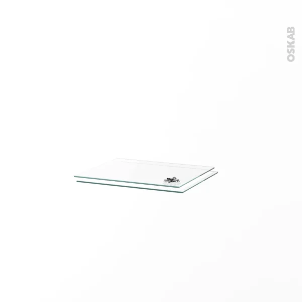 Non Existant Étagère En Verre N°319 Pour Meuble L40 L36,7x31cm Ep.5mm, SOKLEO De Qualité 1