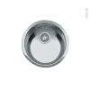 Evier De Cuisine ROTONDO Inox Lisse, 1 Cuve Ronde 44 Cm, Sous Plan, FRANKE prix pas cher 19