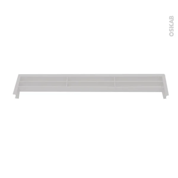 magasin pour Non Existant SOKLEO Grille Aération Réfrigérateur Encastrable Gris Alu, L38 X H5,9 1