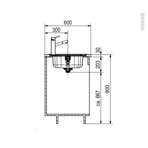 Evier De Cuisine RENO Inox Antirayures, 1 Grand Bac égouttoir, à Encastrer, FRANKE Les achats en ligne 12