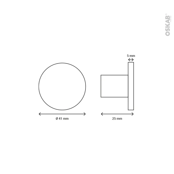 mode pas cher Non Existant Poignée De Meuble De Cuisine N°93 Blanc, 4,1cm 4