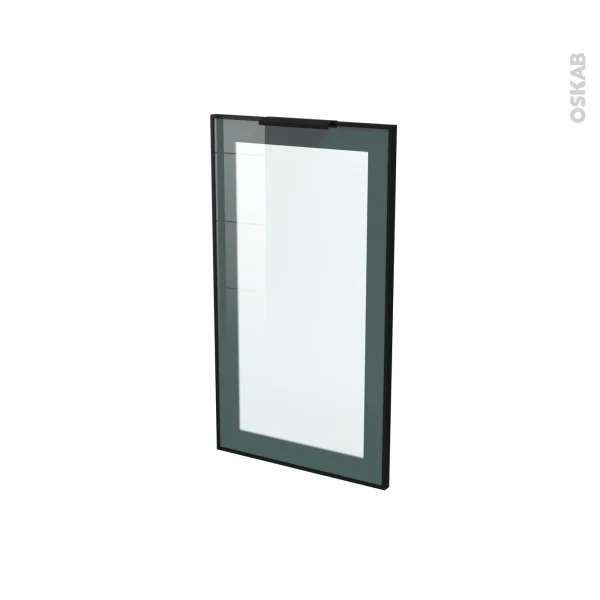 Non Existant Façade Noire Alu Vitrée Porte N°19 Sans Poignée, L40 X H70 Cm, SOKLEO pas cher en ligne 1