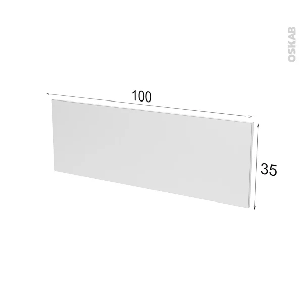 magasin france Non Existant Façade Blanche Alu Vitrée Porte N°21 Sans Poignée, L60 X H70 Cm, SOKLEO 4