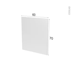 Nouveau Non Existant Façade Noire Alu Vitrée Porte N°11 Sans Poignée, L80 X H35 Cm, SOKLEO 9