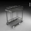 Acheter Non Existant SOKLEO Range épice 2 étages PANIER, L30xH70 EPOXY Anthracite 5