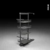 Non Existant SOKLEO Rangement Armoire 4 Paniers Plateau, L40xH125 EPOXY Anthracite belle 7