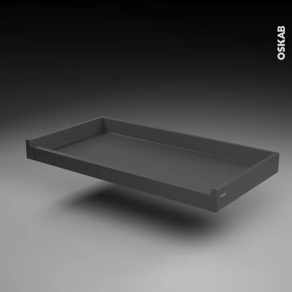 site en ligne Non Existant Tiroir à L’anglaise Pour Meuble De Cuisine Freiné/sortie Totale, L100 X H9 X P50 Cm, SOKLEO 1