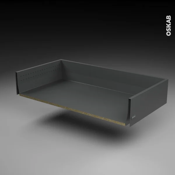 Non Existant Tiroir Casserolier Pour Meuble De Cuisine Freiné/sortie Totale, L100 X H18 X P50 Cm, SOKLEO grande marque pas cher 1