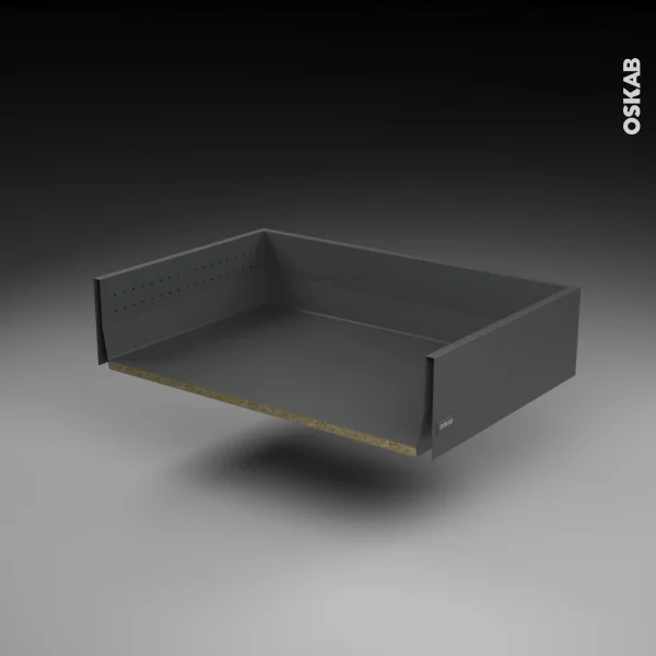 Satisfait ou Remboursé Non Existant Tiroir Casserolier Pour Meuble De Cuisine Freiné/sortie Totale, L80 X H18 X P50 Cm, SOKLEO 1